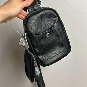 Steve Madden Black Sling Crossbody Bag